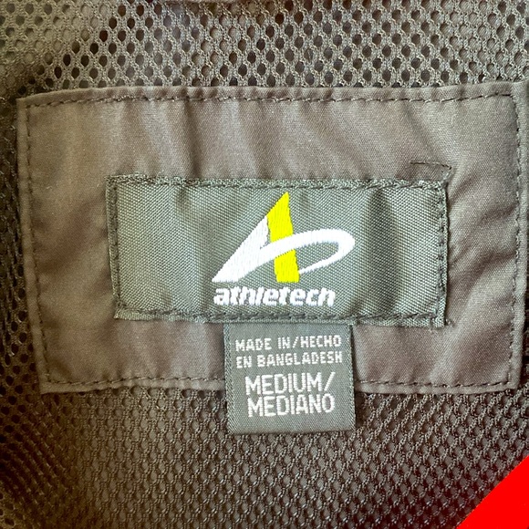 Mens Athletic Windbreaker Track Jacket - Size Medium - Picture 3 of 5